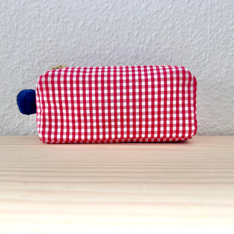 Mini-Necessaire rot/weiss