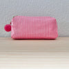 Mini-Necessaire pink/weiss gestreift