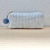 Mini-Necessaire blau/weiss gestreift