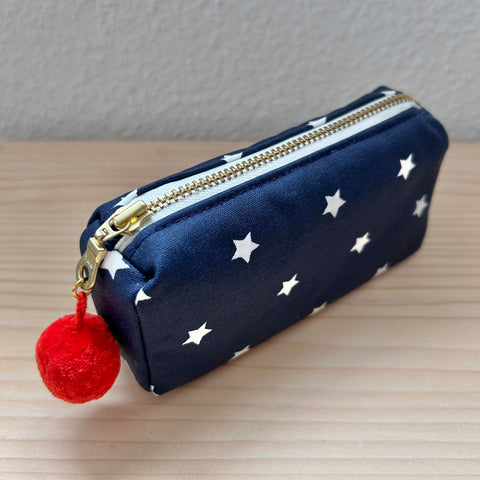 Mini-Necessaire Sterne dunkelblau