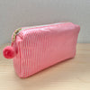 Necessaire pink gestreift