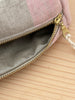 Necessaire Leinenstoff rosa/beige